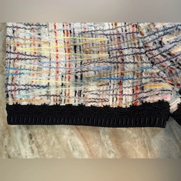 NWT Women’s GREY LAB Los Angeles multicolor tweed dress shorts- Size Medium - Picture 4 of 8